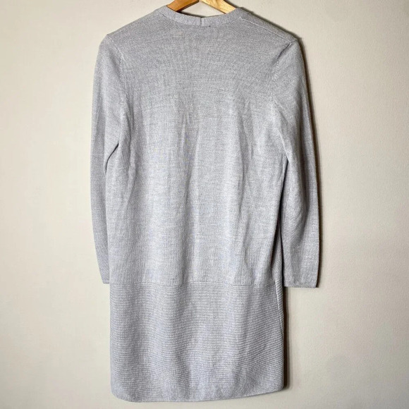 Talbots Women's Size P Petite Long Sleeve Merino Wool Knit Open Cardigan Sweater - Picture 12 of 15